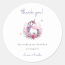 Search for purple unicorn stickers Watercolor