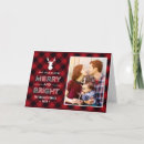 Search for deer head christmas cards Red