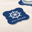 Search for ship wheel coasters Navy blue