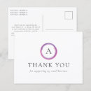 Search for business monogram postcards Elegant
