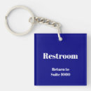 Search for navy square key rings Business