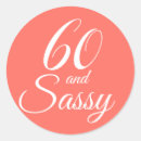 Search for 60 year old birthday stickers Elegant