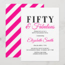 Search for 50th birthday invitations Elegant