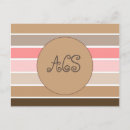 Search for brown stripe postcards Pink