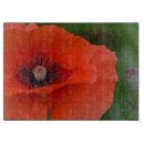 Search for red poppies chopping boards Poppy