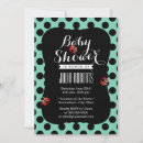 Search for ladybug baby shower invitations Girly