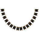 Search for black and gold bunting flags Party