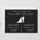 Search for black tuxedo wedding invitations White
