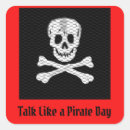 Search for talk like a pirate stickers Skull