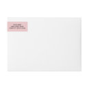 Search for solid colour return address labels Pink