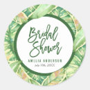 Search for tropical bridal shower stickers Leaves