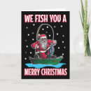 Search for funny fishing christmas cards Brook trout