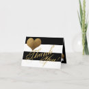 Search for black white stripes thank you cards Gold