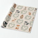 Search for forest animal wrapping paper Baby shower