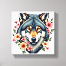 Search for wolf canvas prints Wildlife