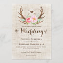 Search for floral antler wedding invitations Country