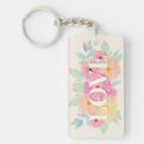 Search for floral love key rings Feminine