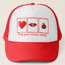 Search for romance love hats Red