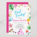 Search for palm leaf birthday invitations Summer party