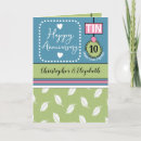 Search for tin anniversary cards Couple
