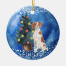 Search for brittany spaniel christmas tree decorations Cute