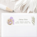 Search for 1st birthday return address labels Boho