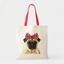Search for pug tote bags Antique