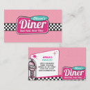 Search for 1950s business cards Diner