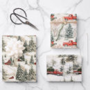 Search for red truck wrapping paper Red and white