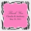 Search for hot pink black zebra stickers Pattern