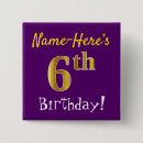 Search for 6th birthday badges Fun