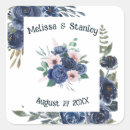 Search for watercolor blue wedding stickers Rustic