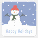 Search for happy snowman stickers White