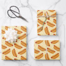 Search for fast food wrapping paper Hotdog