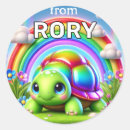 Search for turtle birthday stickers Rainbow