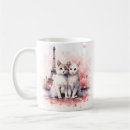 Search for cat couple mugs Watercolor