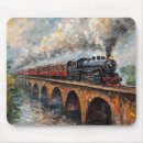 Search for train tracks mousepads Locomotive