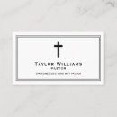 Search for pastor business cards Prayer
