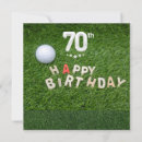 Search for 70th golfing birthday cards Golfer