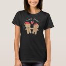 Search for gingerbread womens tshirts Red
