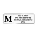 Search for initial name return address labels Unique