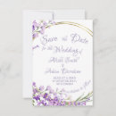 Search for lavender save the dates Gold