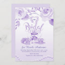 Search for purple pearls invitations Floral