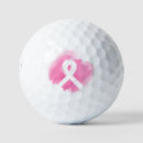 Search for breast cancer pink ribbon golf balls For her