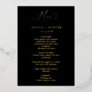 Search for black and gold dinner menus Modern