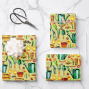Search for gardener wrapping paper Flowers