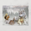 Search for winter snow wolf postcards Forest