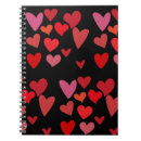 Search for valentines day notebooks Red