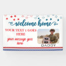 Search for homecoming banners Stars and stripes