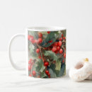 Search for red holly berries mugs Botanical